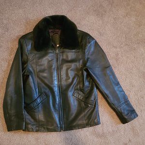 Real Leather Jacket Dark Brown The Trader Jeans Co